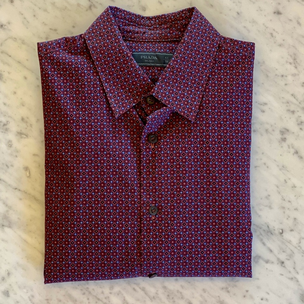 Prada printed short shirt
